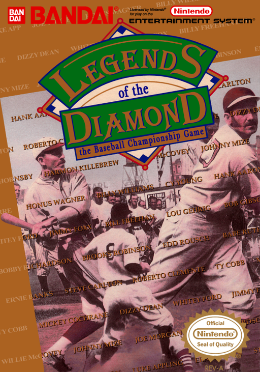 Legends of the Diamond - The Baseball Championship Game (USA) box art